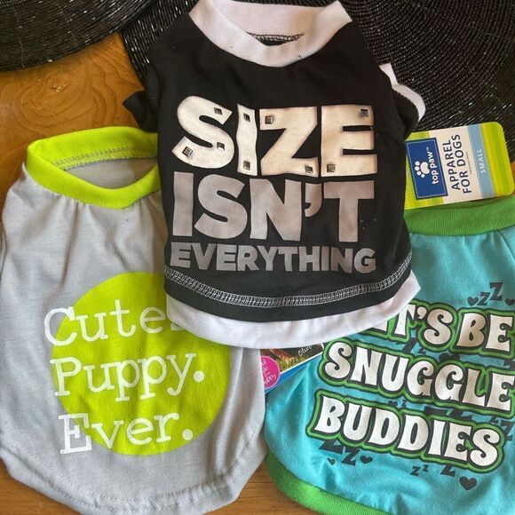 SET OF Three Cute Doggie ToP Paw Tees! - Picture 1 of 16